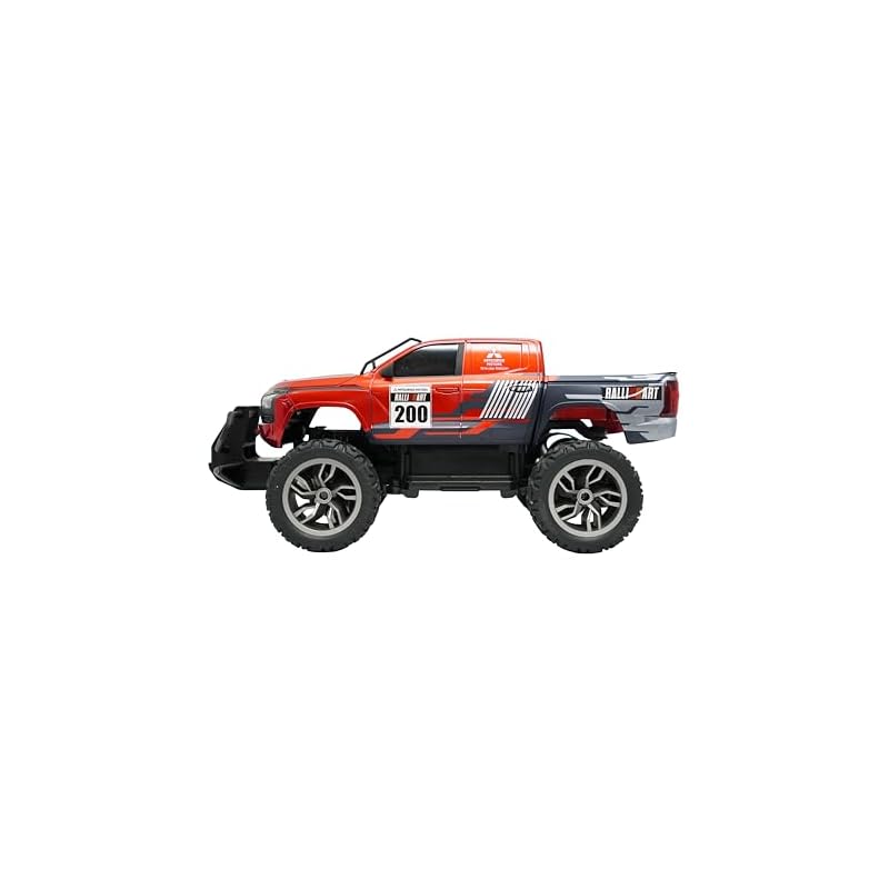 Happinet 1/20 Scale R/C Mitsubishi Triton Rally Car for Ages 6 and Up
