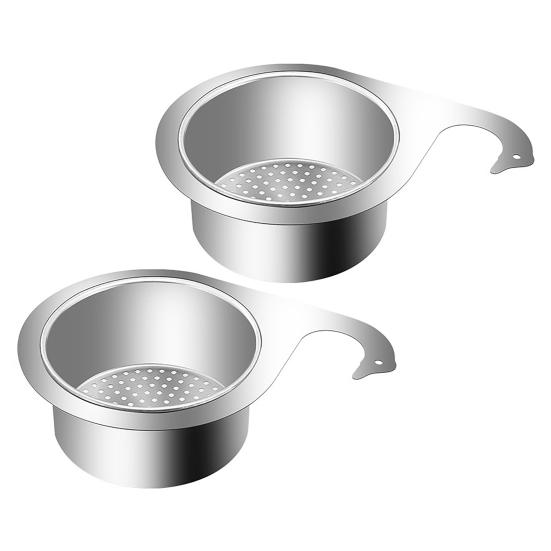 Kjøkkenvask avløpskurv Swan avløpsstativ Rustbestandig korrosjonsbestandig polert overflatevaskfilter Swan avløpskurv