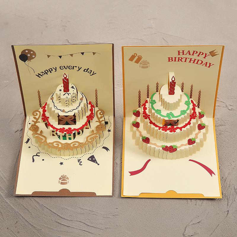 3D Pop-up Birthday Card with Lights & Music