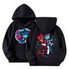 Child Fashion Lightweight Long Sleeve Pullover With Pockets  Print Hoodie
