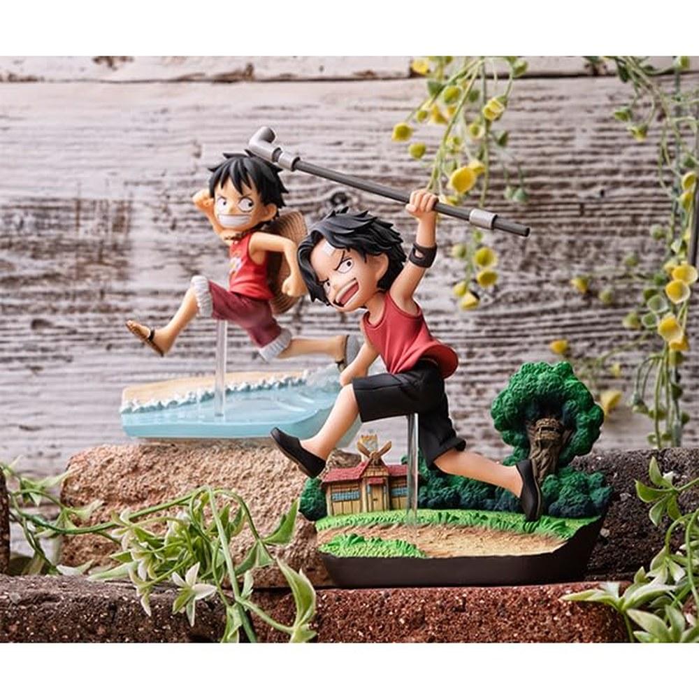 MegaHouse G.E.M. Series One Piece Portgas D. Ace PVC Figure RUN! RUN! RUN! 130mm Painted Complete