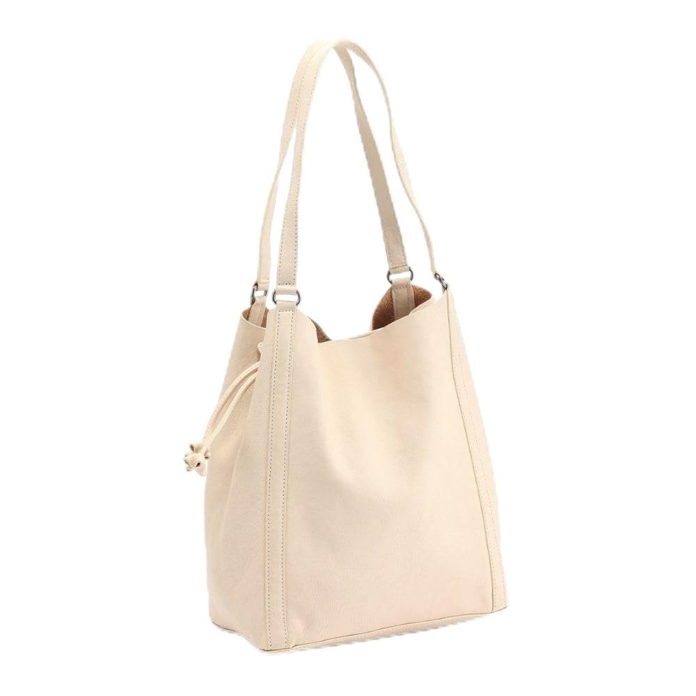 Tote Bag Bucket Tote Bag L [Full Tuck] 7M6-1012P/OW Off-White