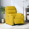 Electric Massage Chair Yellow Velvet
