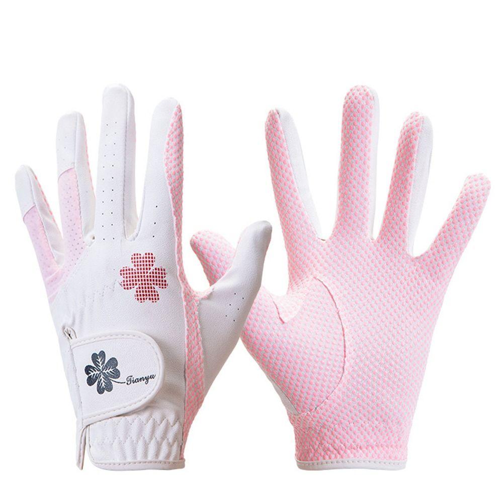 Breathable Full Finger Golf Gloves Wear Resistant Golf Mittens Sport Gloves  Palm Protection