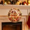 Decorative Ornaments for Home Christmas Rhinestone Painting Suncatcher Kit, Round DIY Hanging Decor Gifts Tree Home, Craft Pendant Holiday Party