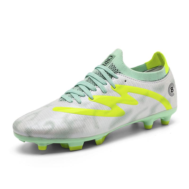 Mode Professionelle Fußballschuhe Für Herren Outdoor FG TF Schnürschuhe Herren Fußballschuhe Original Leicht Rutschfest Jugend Futsalschuhe
