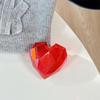Vibrant Rhombus Heart Magnetic Phone Holder – Transparent, Adhesive, Portable, Perfect for Desktop Drama Viewing