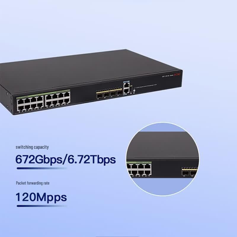 H3C S5135S-16FP4X-EI 16-Port Gigabit PoE Switch