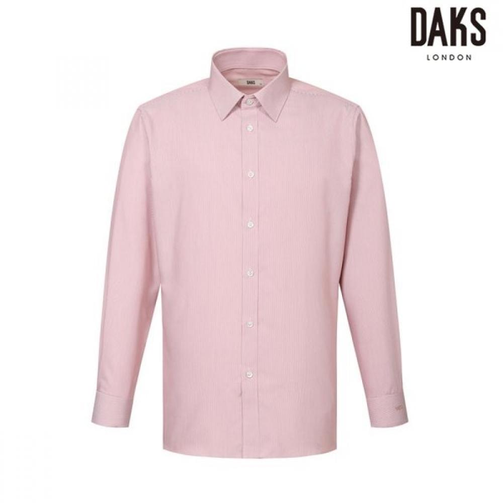 

DakS Men S Poly Blend eaSy Care Micro Stripe dreSS Shirt dmp1Shdl182r1 red pink/95