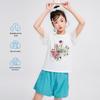 Yuanyuan Princess Girls' Puff Sleeve Sequin T-shirt