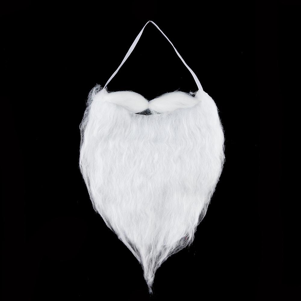 Santa Claus Beard & Moustache with Christmas Hat Decoration Set