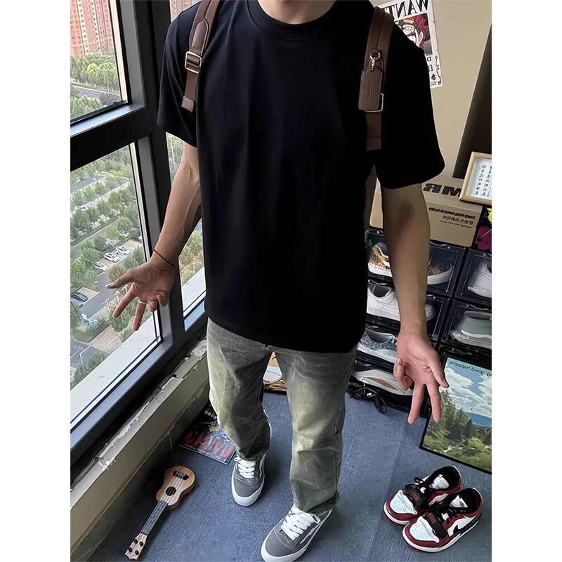 MONPOC Men s American Style Cotton Short Sleeve T-Shirt 2XL