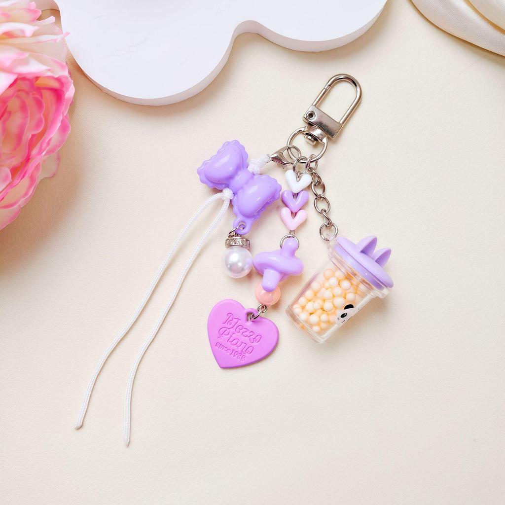 Dopamine Ice Cream Trendy Toy Charm: Fashionable Bag and Phone Accessory Keychain Ornament.