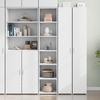 VidaXL Highboard White 40x41x185 Cm Engineered Wood, Sideboard, Storage Cabinet, High Cabinet, Cabinet, Cupboard 3281666