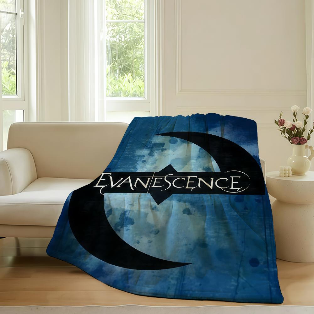 Rock band E EvaneScence Blanket For Sofa Office Bed Plane Travel Sleep Read Relax Camping Soft And Warm 75x90cm