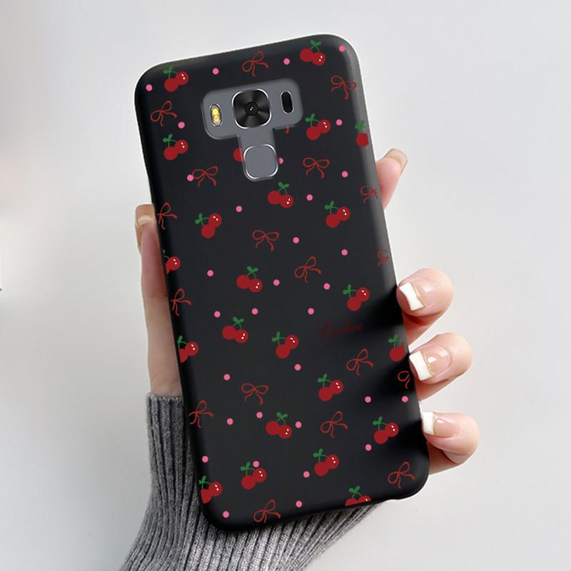 Case For Asus ZenFone 3 Max ZC553KL Capa Coque Cute Cartoon Printing Shell Protective Cover Soft Silicone Black Casing Funda