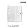 3-5 Inch Large Capacity Transparent Card and Photo Album for Tickets and Polaroids