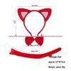 Cross-Border Cute Plush Fox Ears Headband Set for Halloween and Face Washing
