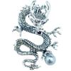 Creative Alloy Dragon Brooch Unique Design Decorative Badge Accessory for Clothing Bags and Hats Suitable for Various Occasions