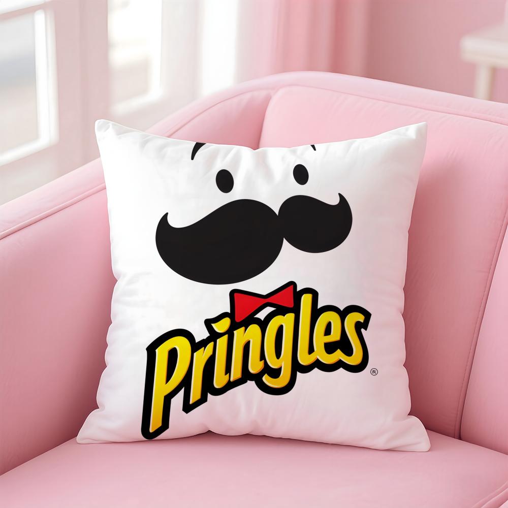 Brand P-PringlesS Cushion Cover Comfortable Reversible Pillow Cover Ideal for Car Sofa Bedroom & Beyond