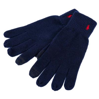 Polo Ralph Lauren Gloves PC0712 for Men and Smartphone 433 Hunter Navy Women, Compatible, [Used]