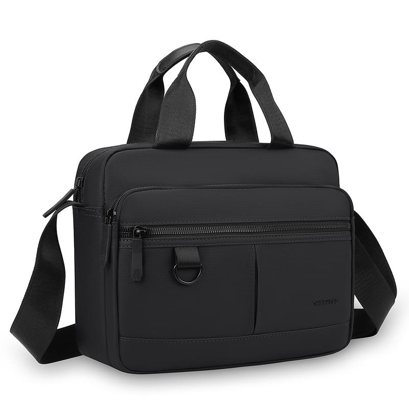 

Мужская деловая наплечная сумка с защитой от кражи - Прочный офисный портфель с множеством карманов на молнии