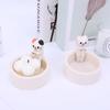 Cartoon Kitten Candle Holder Warming Paws Cute Scented Light Holder Cute Grilled Cat Aromatherapy Candle Holder Desktop Ornamen