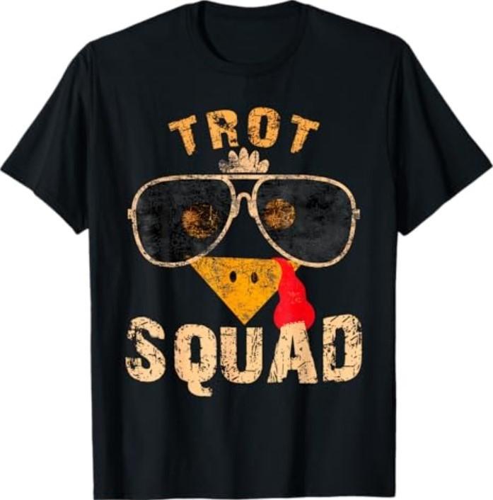 Thanksgiving Turkey Trot Squad 2025 Trot Race Women Men T-Shirt Unisex T-Shirt XXL
