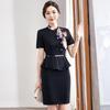 Women's Elegant Short Sleeve Professional Dress