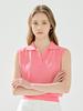 LORDLOAR Signature Summer Collared Sleeveless Knit Pink
