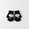 1 Pair Cute Kids Gloves Separated Finger Toddler Gloves Cute Winter Gloves  Winter Season