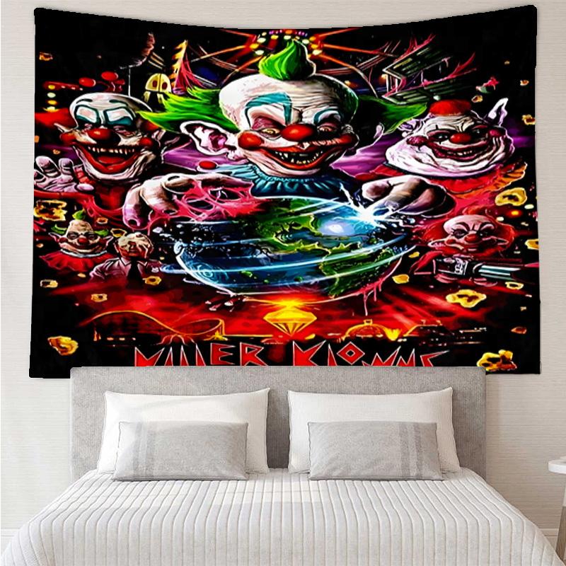 Clown Horror Tapestry Hanging for Bedroom,Livingroom, Playroom,Decor Art Room Wall Tapestry Holiday and Birthday Gifts