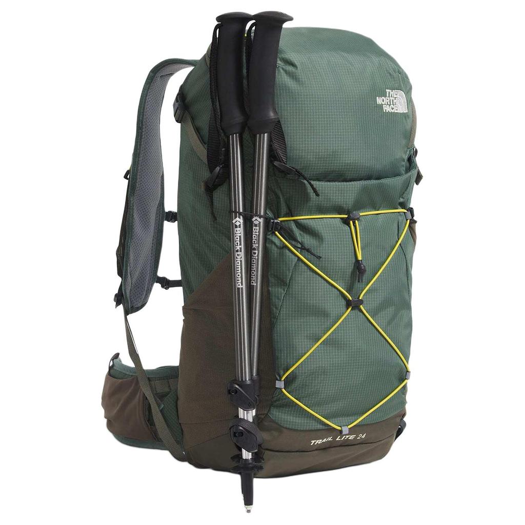 The North Face Trail Lite 24L/25L Waterproof Durable Outdoor Backpack With Brand Logo Print Women Backpack Duck-Green New-Gray-Brown NF0A87C6-BEI
