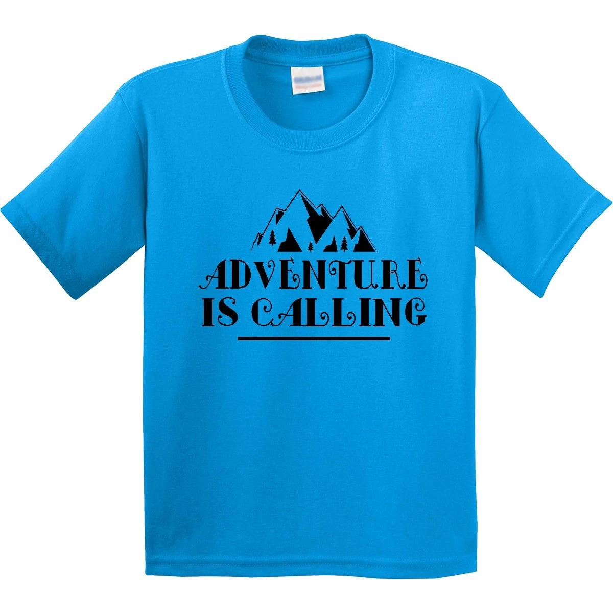 Inktastic Adventure Is Calling Camping Hiking Youth kids boys T-Shirt Gifts Colorado Utah 120