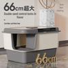 Extra-Large Enclosed Cat Litter Box with Anti-Tracking and Deodorizing Features