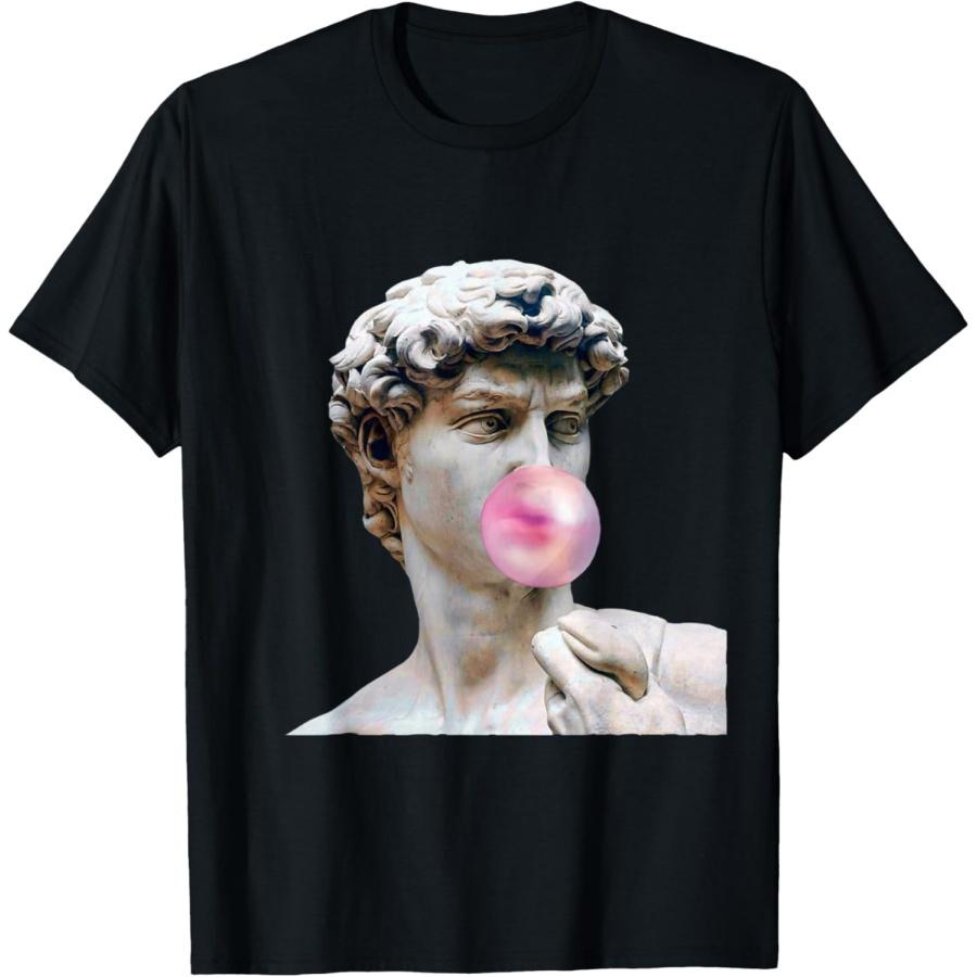 

David Michelangelo with Chewing Gum Statue Art Man Woman Child T-Shirt XXXXXL різнокольоровий