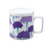 NARUMI Dozen Flowers Mug with Floral Cute Carnation Perfect Gift for Microwave and Dishwasher Gift Product Lid, 290cc, Purple, Design, Design,