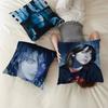 B-Billie Eilish Anime Stil Kissenbezug 45X45cm Sofa Bett Kissenhülle Für Schlafzimmer Auto Büro Sofa Mode Perfektes Fan Geschenk