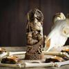 Socha bohů vikingů Skandinávský panteon Pryskyřice Ornamenty Socha Freyja Freya Norští bohové Řezba Oltář Pohan Asatru