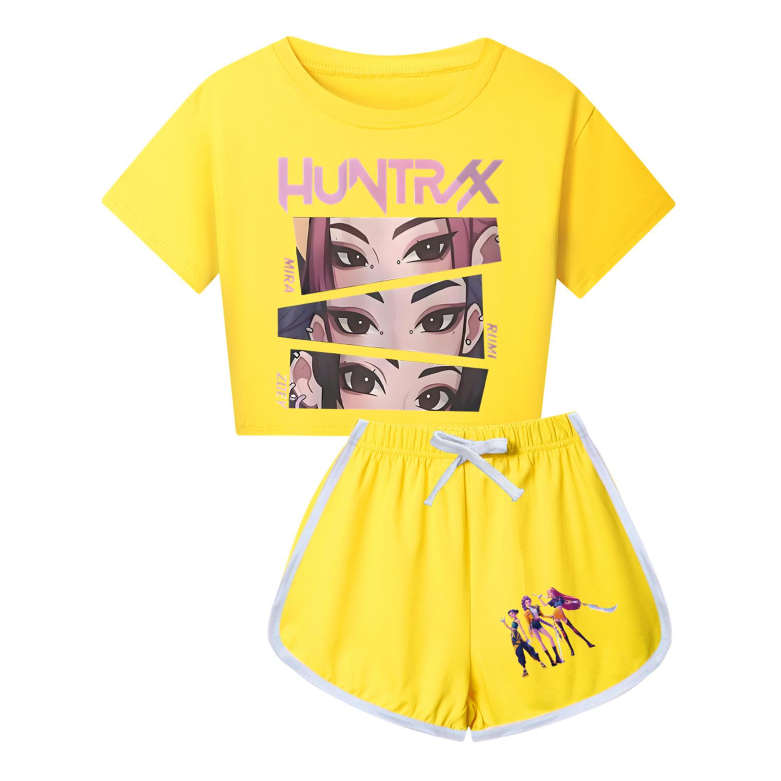 

Детский спортивный костюм с капюшоном унисекс, двухпредметный комплект для бега, толстовка с длинным рукавом и капюшоном + спортивные штаны 140 жёлтый