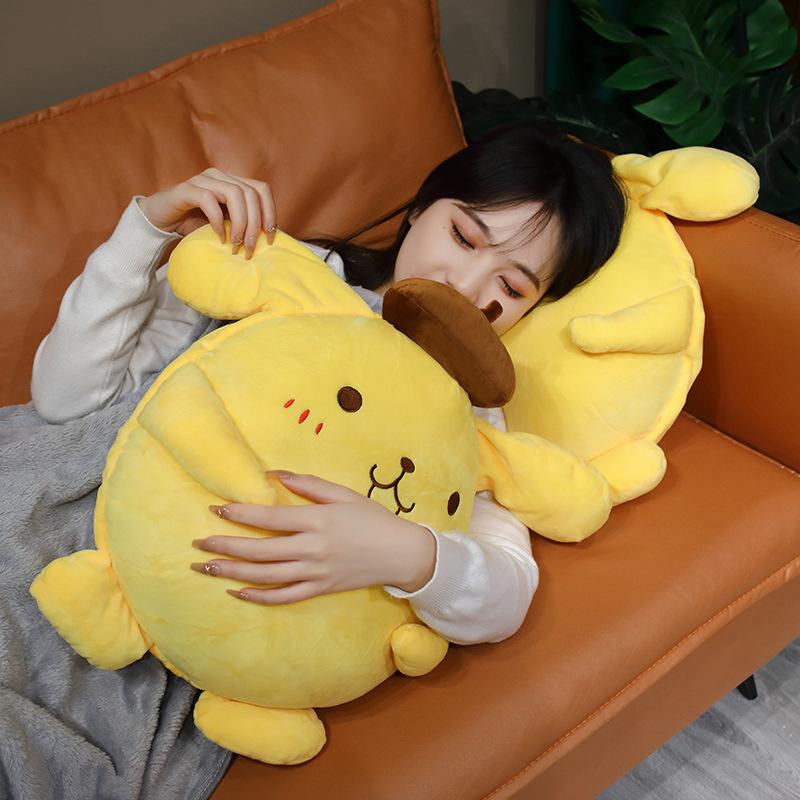 40-50cm Cartoon Pom Pom Purin Stuffed Plush Toys Lovely Pillow Gift Kids Super Soft Pom Pom Purin Plushie Doll Room Decoration