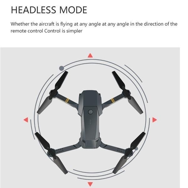 2026 New Foldable E58 RC Drone Professional 4K Single/Dual Camera Wifi Wide Angle Camera Aerial Quadcopter Long Battery Life RC Toys