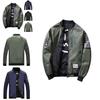 Premium Quality Mens Jacket Ma1 Army Smiling Face Reversible Bomber Jacket Coat