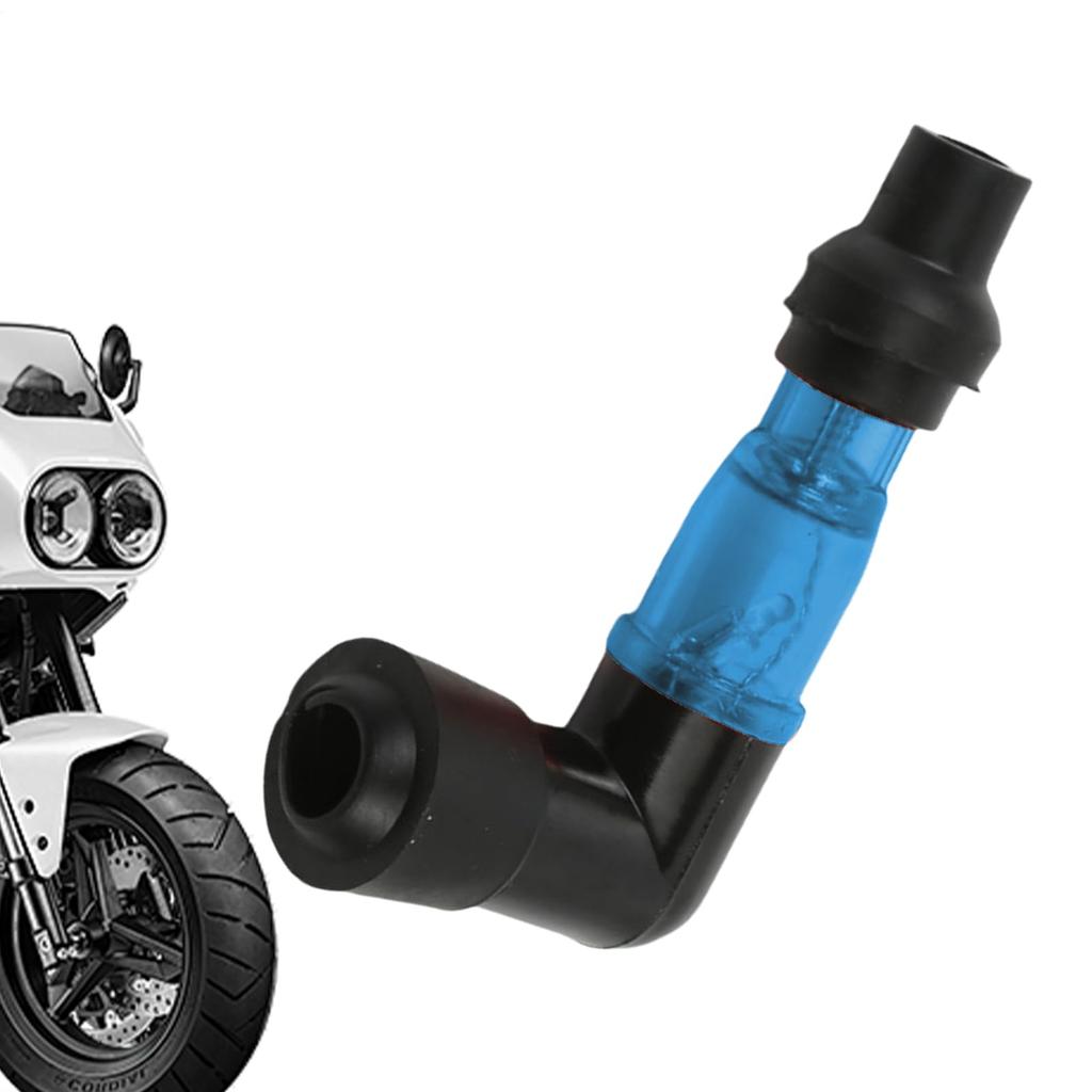 90 Degree Flickering Spark Plug Cap, High Performance 90 Degree Spark Plug Resistor Cap