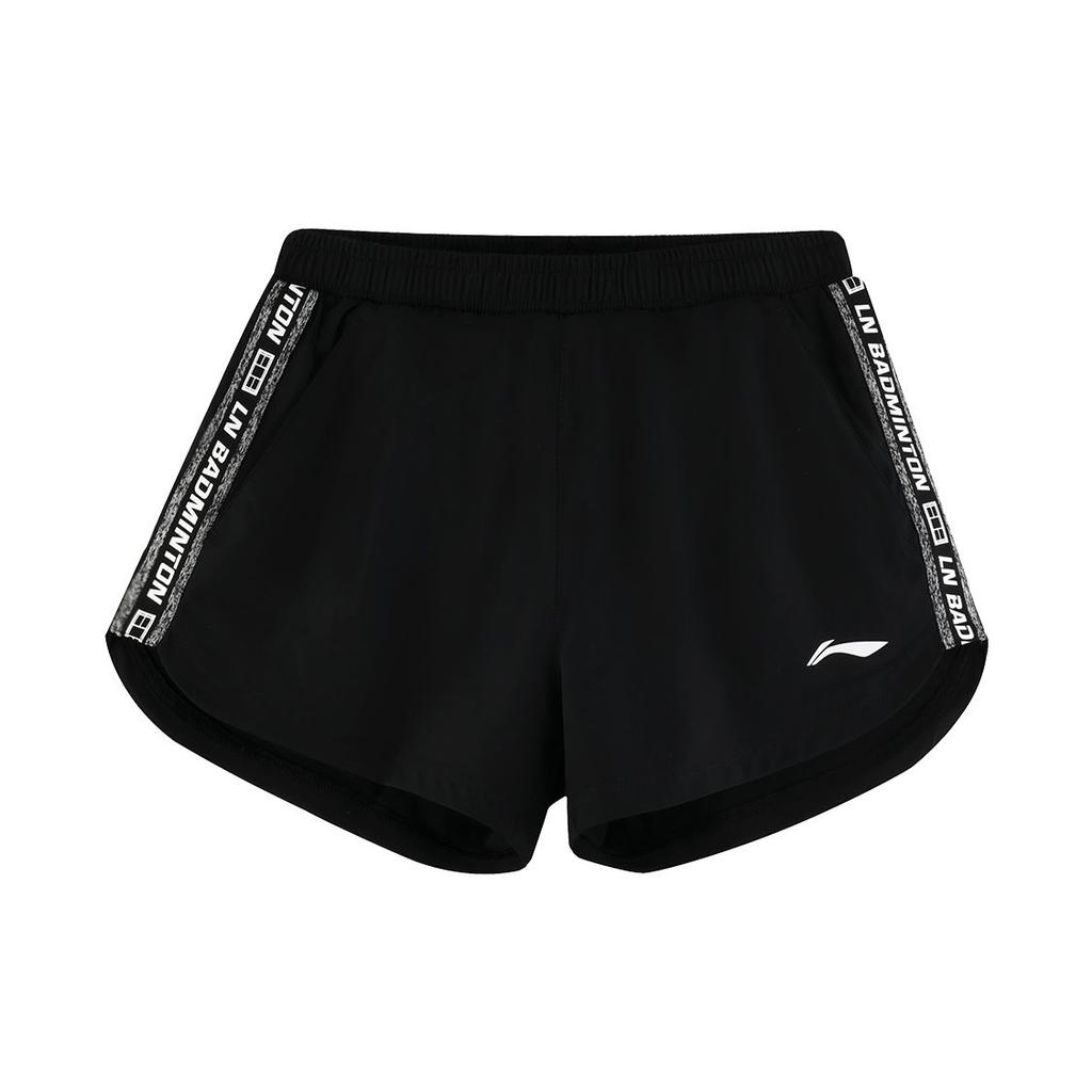Li Ning Hurtigtørkende Pustende Sportstreningsshorts Dame shorts Svart AAPR254-1