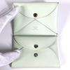 Hermes Bifold Slim Calvi Duo Card Case Coin Compartment  Wallet Coin Purse
