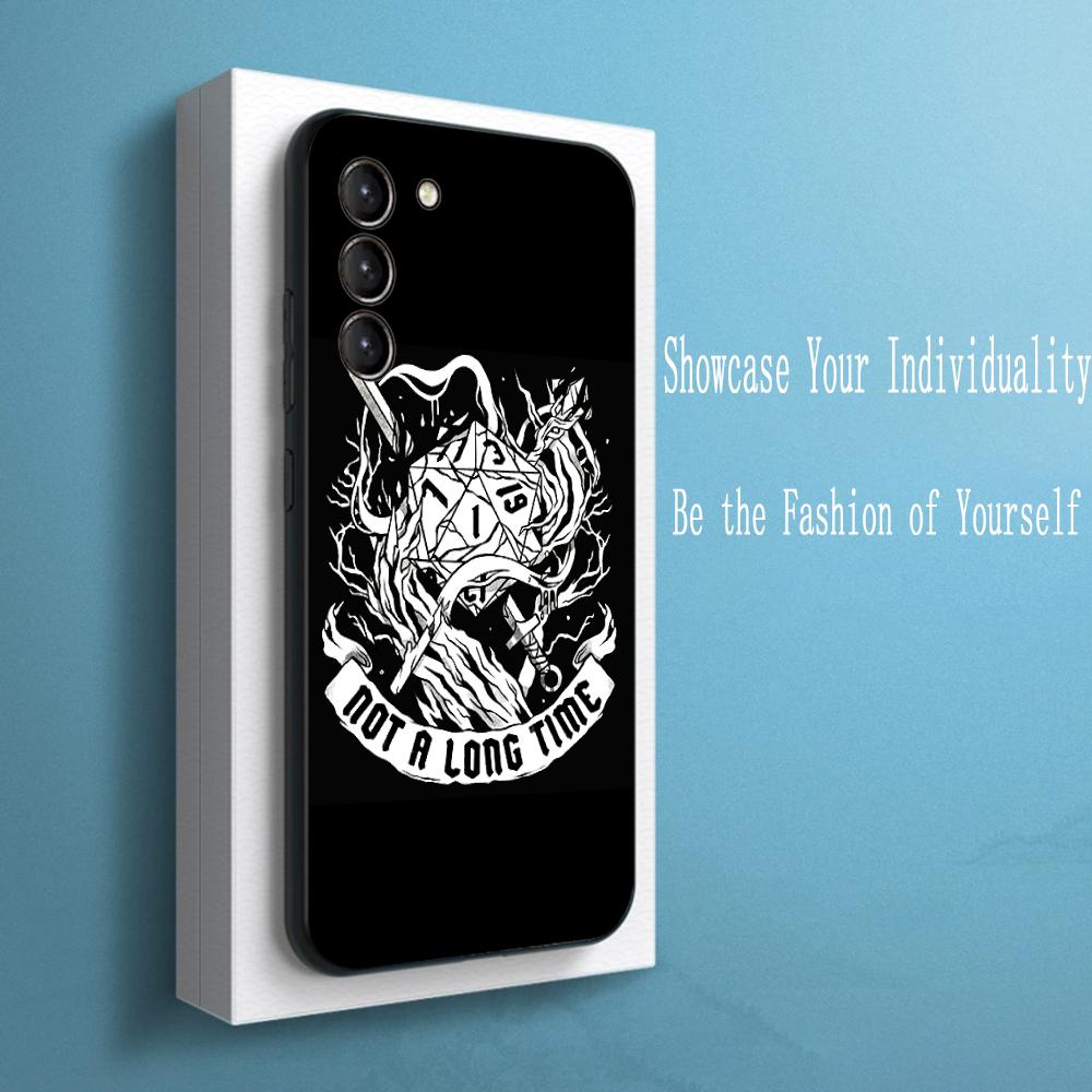 Dungeons Dragons dnd classic game Phone Case For Samsung Galaxy S26 S25 S24 S23 S22 S21 Plus Ultra Note20 Soft Black