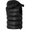 Nike Gilet sans manches coupe-vent à capuche à imprimé alphabet pour homme Vêtement d'extérieur Noir FD6428-010