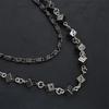 New Engraved Dice Retro Double-layer Trouser Chain Retro Hip-hop Trend Versatile Waist Chain