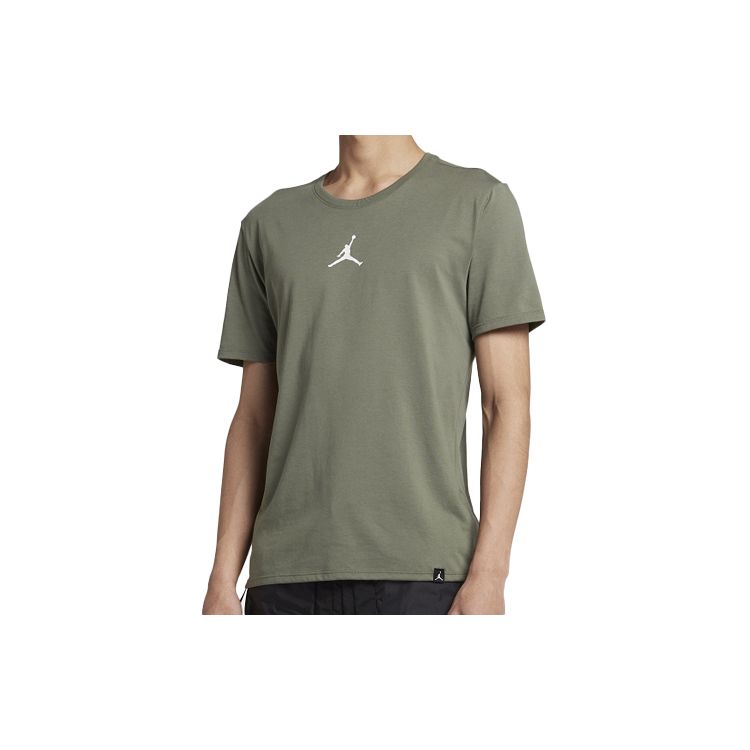 

Jordan Iconic Quick-Dry Training T-Shirt Men Tops Retro-Moss-Green AR7416-351 XS